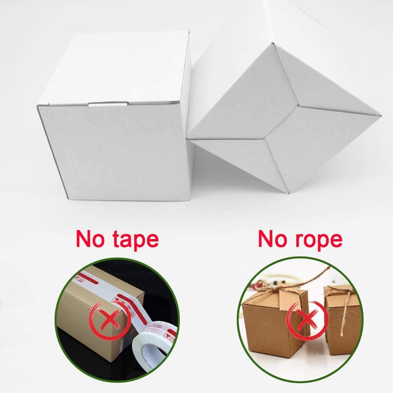 J.Ehonace Pack of 25 BM555 Shipping Box  5"" x 5"" x 5"" Inch Small Corrugated Cardboard Gift Box for Mailing  E-Commerce  Shipping  Storing  Gifts Wrapping  Ideal Mug 11oz to 15oz Boxes for Gift - Image 4